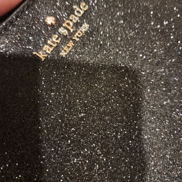 Nwot kate spade glitter clutch / coin purse / cosmetic bag - Picture 7 of 9